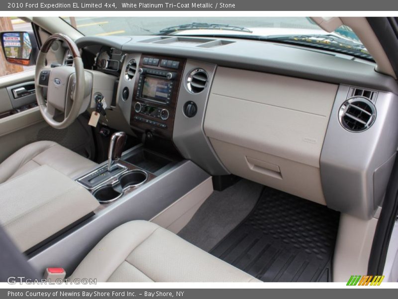 White Platinum Tri-Coat Metallic / Stone 2010 Ford Expedition EL Limited 4x4