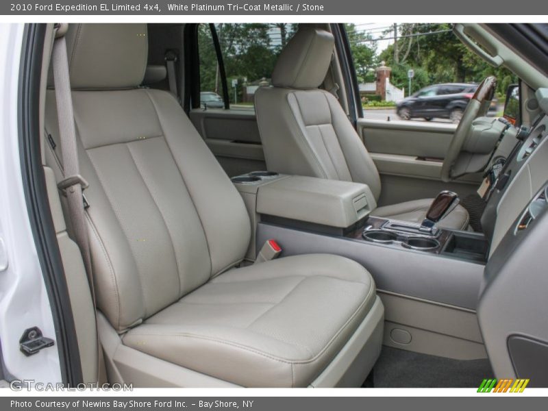 White Platinum Tri-Coat Metallic / Stone 2010 Ford Expedition EL Limited 4x4