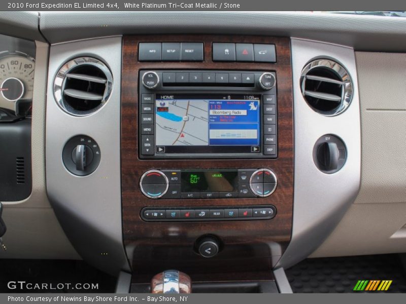 White Platinum Tri-Coat Metallic / Stone 2010 Ford Expedition EL Limited 4x4