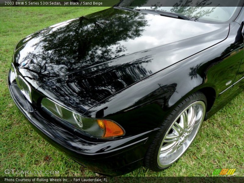 Jet Black / Sand Beige 2003 BMW 5 Series 530i Sedan