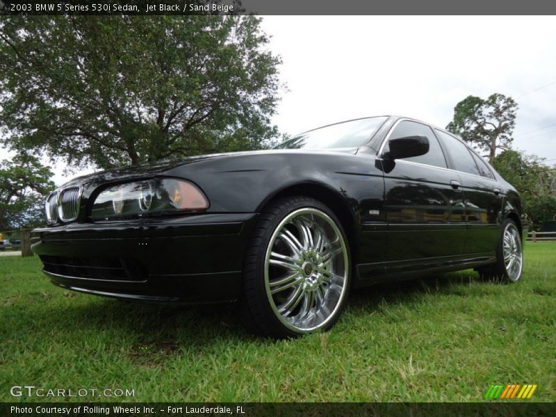 Jet Black / Sand Beige 2003 BMW 5 Series 530i Sedan