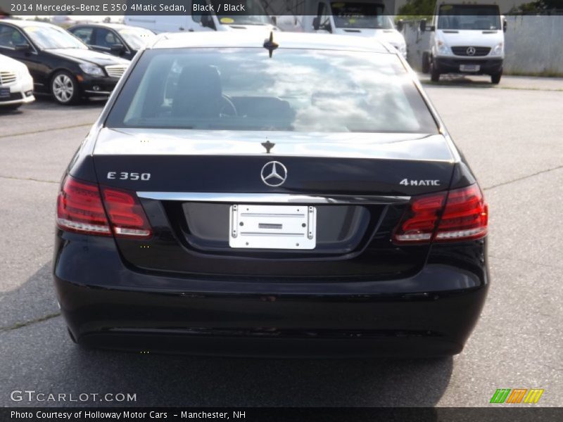Black / Black 2014 Mercedes-Benz E 350 4Matic Sedan