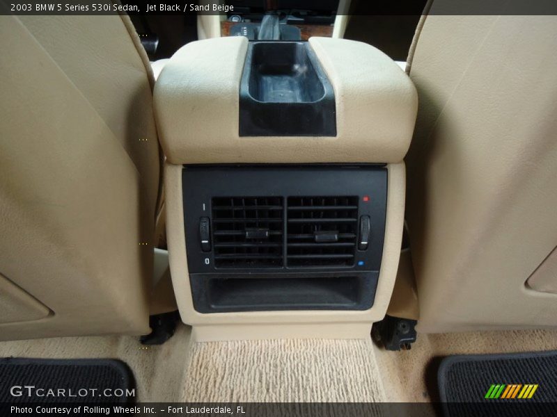 Jet Black / Sand Beige 2003 BMW 5 Series 530i Sedan