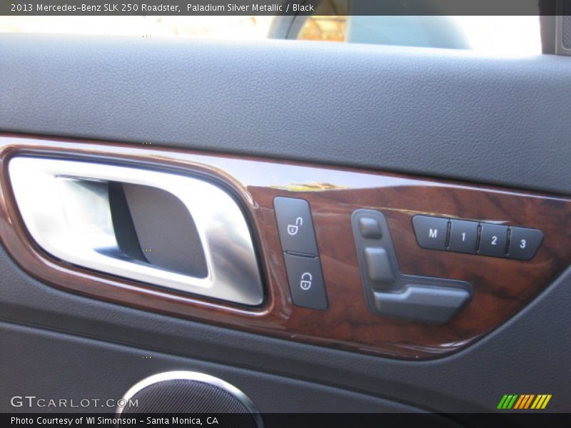 Paladium Silver Metallic / Black 2013 Mercedes-Benz SLK 250 Roadster