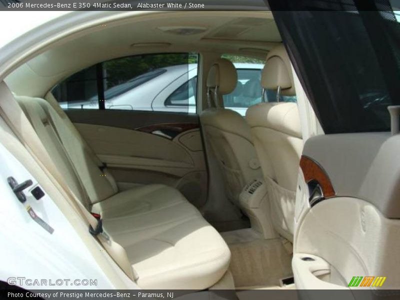 Alabaster White / Stone 2006 Mercedes-Benz E 350 4Matic Sedan