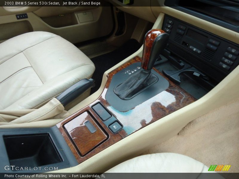 Jet Black / Sand Beige 2003 BMW 5 Series 530i Sedan