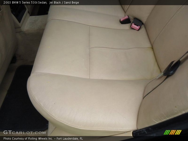 Jet Black / Sand Beige 2003 BMW 5 Series 530i Sedan
