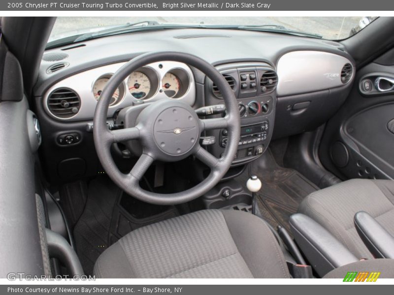 Bright Silver Metallic / Dark Slate Gray 2005 Chrysler PT Cruiser Touring Turbo Convertible