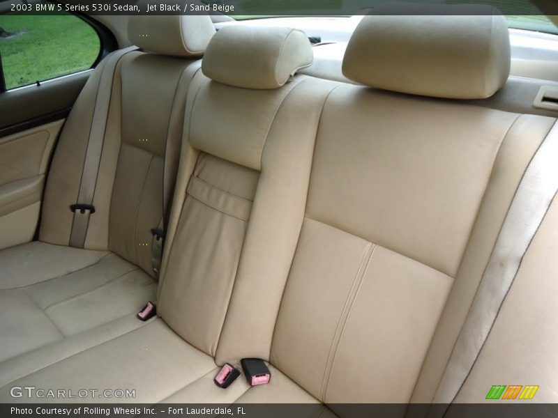 Jet Black / Sand Beige 2003 BMW 5 Series 530i Sedan
