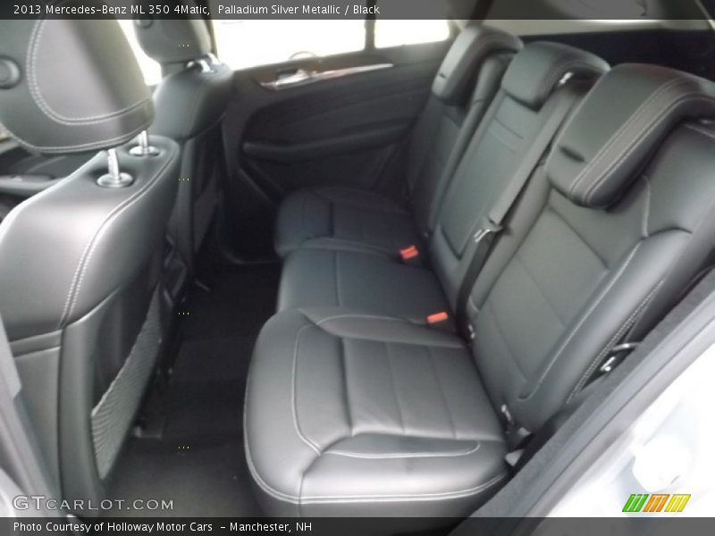 Palladium Silver Metallic / Black 2013 Mercedes-Benz ML 350 4Matic