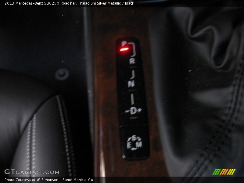 Paladium Silver Metallic / Black 2013 Mercedes-Benz SLK 250 Roadster