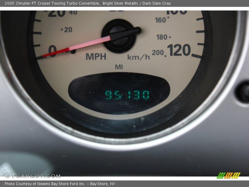 Bright Silver Metallic / Dark Slate Gray 2005 Chrysler PT Cruiser Touring Turbo Convertible
