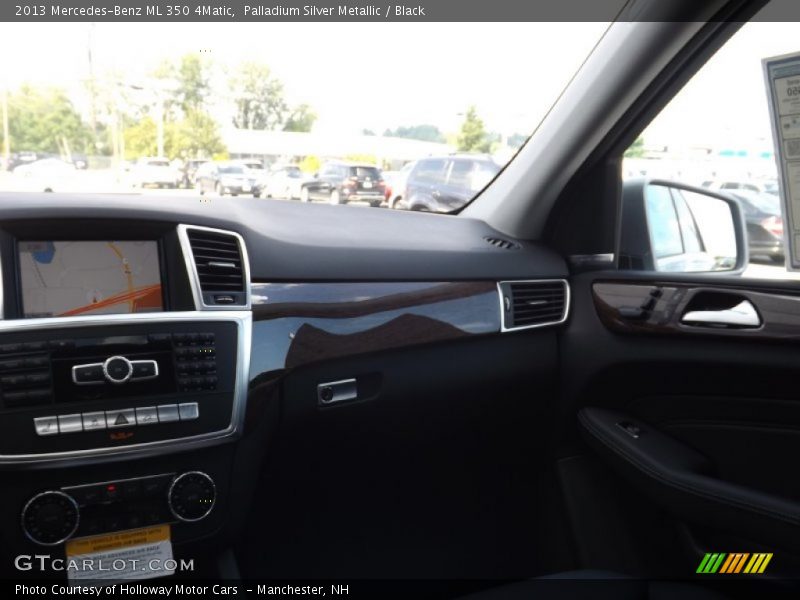 Palladium Silver Metallic / Black 2013 Mercedes-Benz ML 350 4Matic