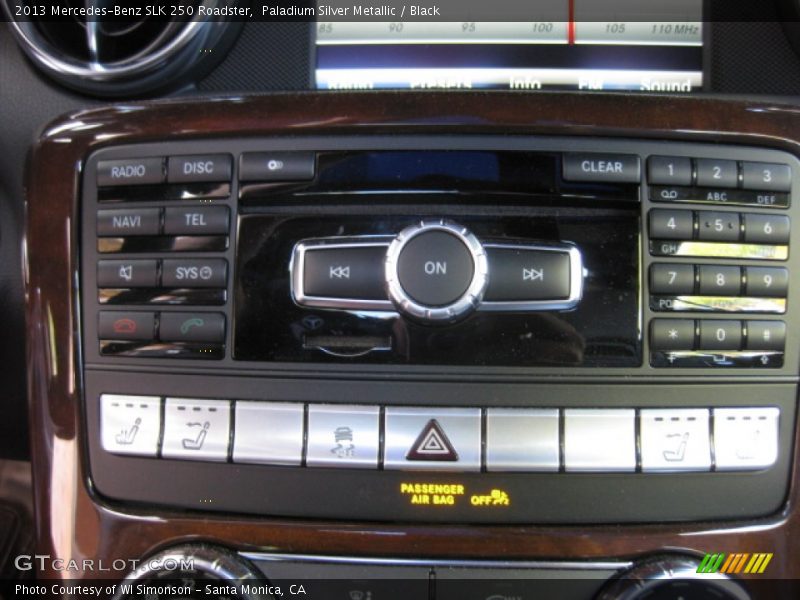 Paladium Silver Metallic / Black 2013 Mercedes-Benz SLK 250 Roadster