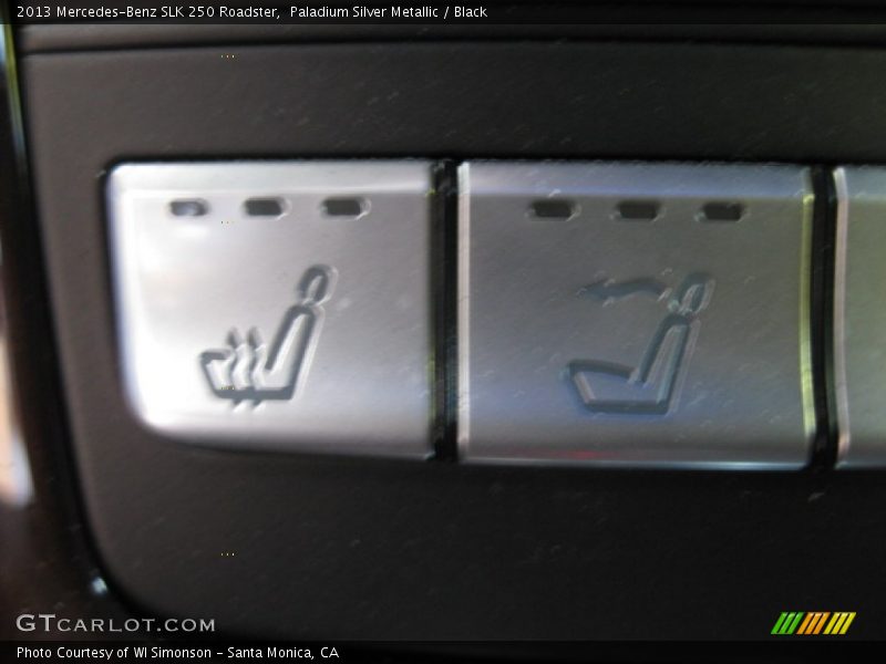 Paladium Silver Metallic / Black 2013 Mercedes-Benz SLK 250 Roadster