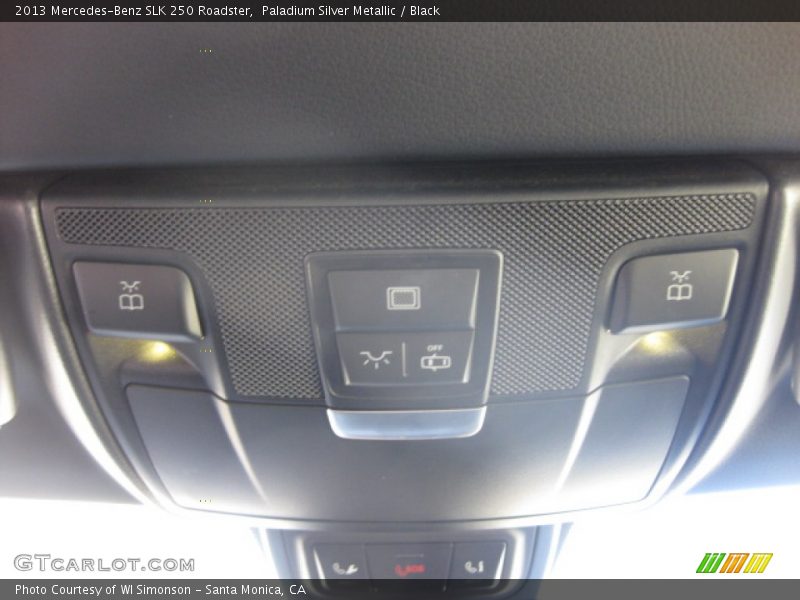 Paladium Silver Metallic / Black 2013 Mercedes-Benz SLK 250 Roadster