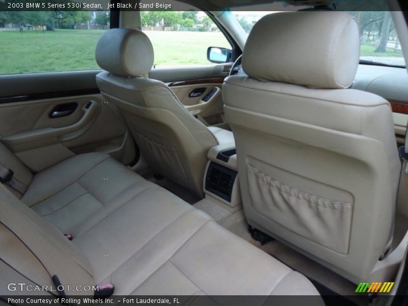 Jet Black / Sand Beige 2003 BMW 5 Series 530i Sedan