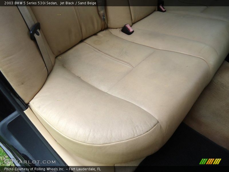Jet Black / Sand Beige 2003 BMW 5 Series 530i Sedan