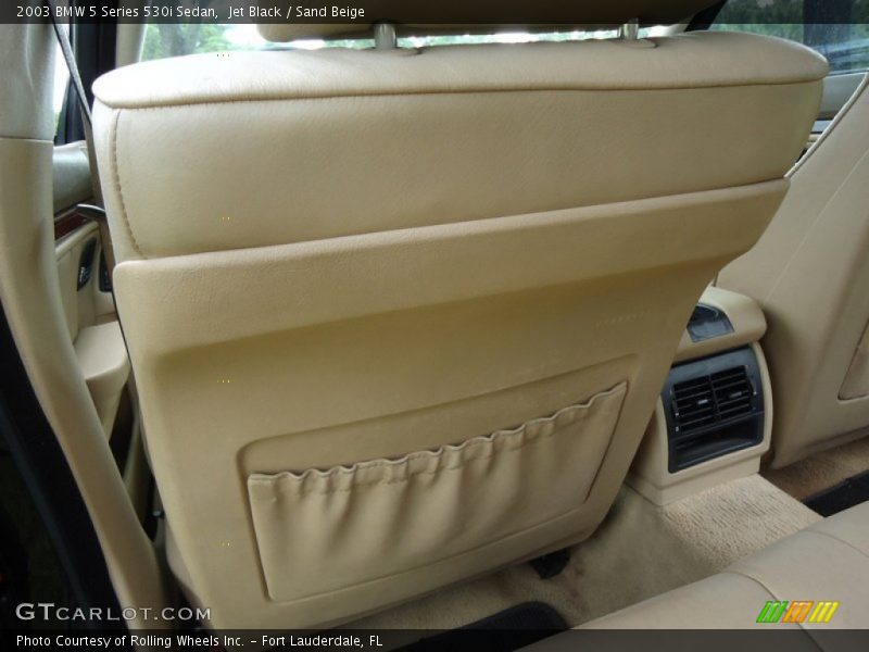 Jet Black / Sand Beige 2003 BMW 5 Series 530i Sedan