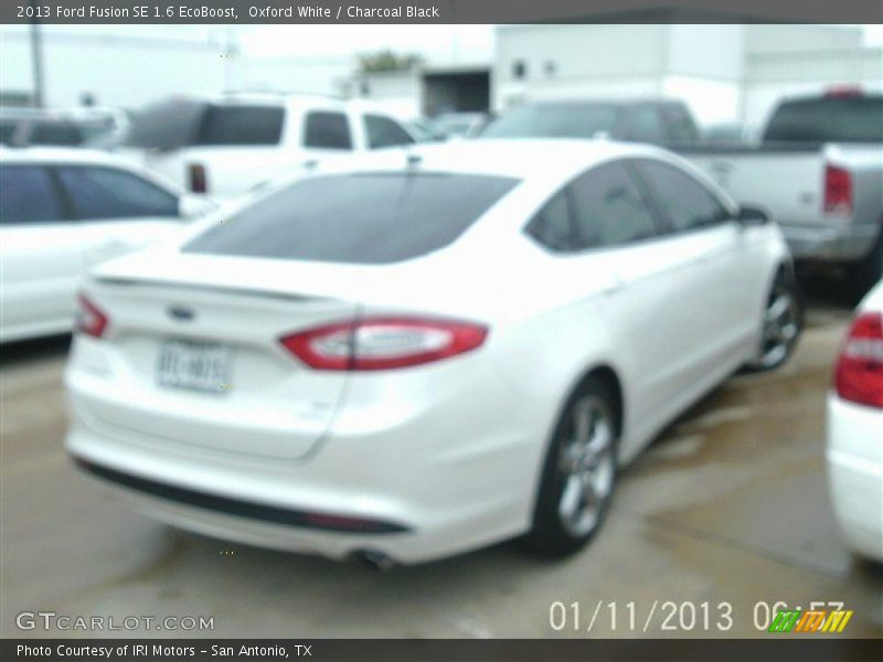 Oxford White / Charcoal Black 2013 Ford Fusion SE 1.6 EcoBoost