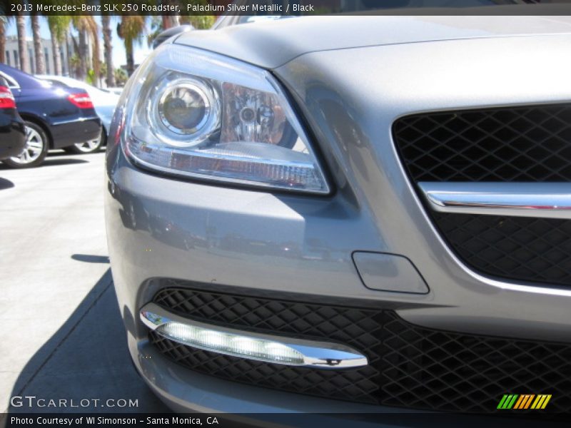 Paladium Silver Metallic / Black 2013 Mercedes-Benz SLK 250 Roadster