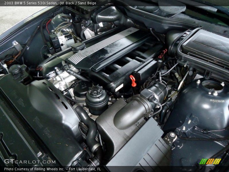 Jet Black / Sand Beige 2003 BMW 5 Series 530i Sedan