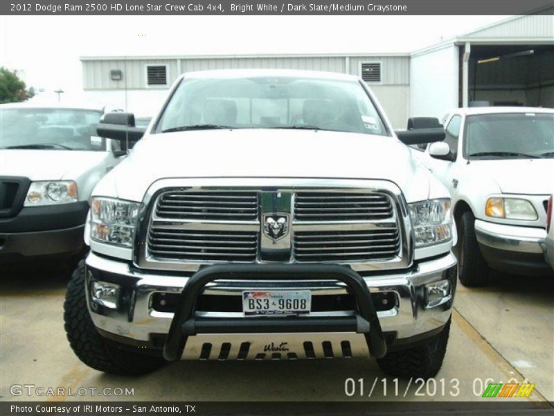 Bright White / Dark Slate/Medium Graystone 2012 Dodge Ram 2500 HD Lone Star Crew Cab 4x4