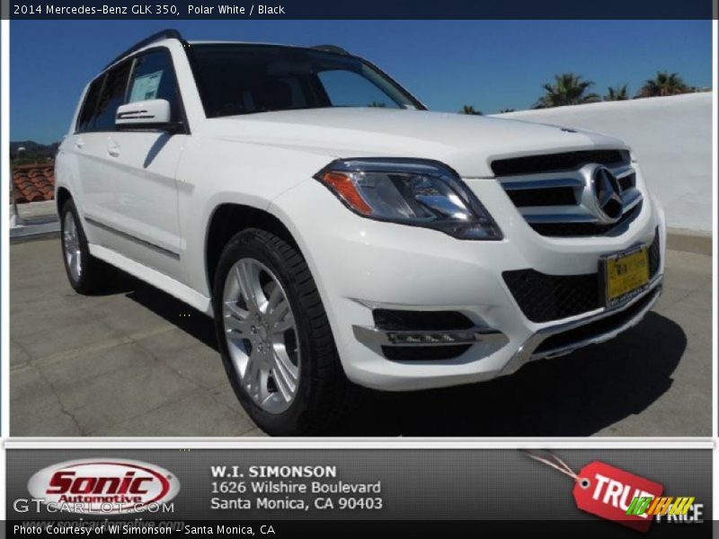 Polar White / Black 2014 Mercedes-Benz GLK 350