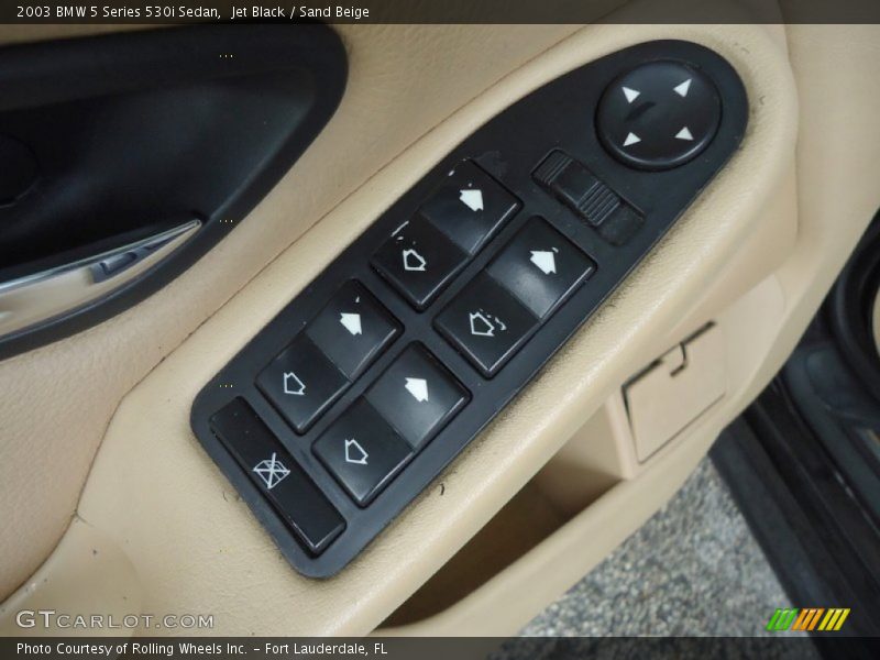 Jet Black / Sand Beige 2003 BMW 5 Series 530i Sedan