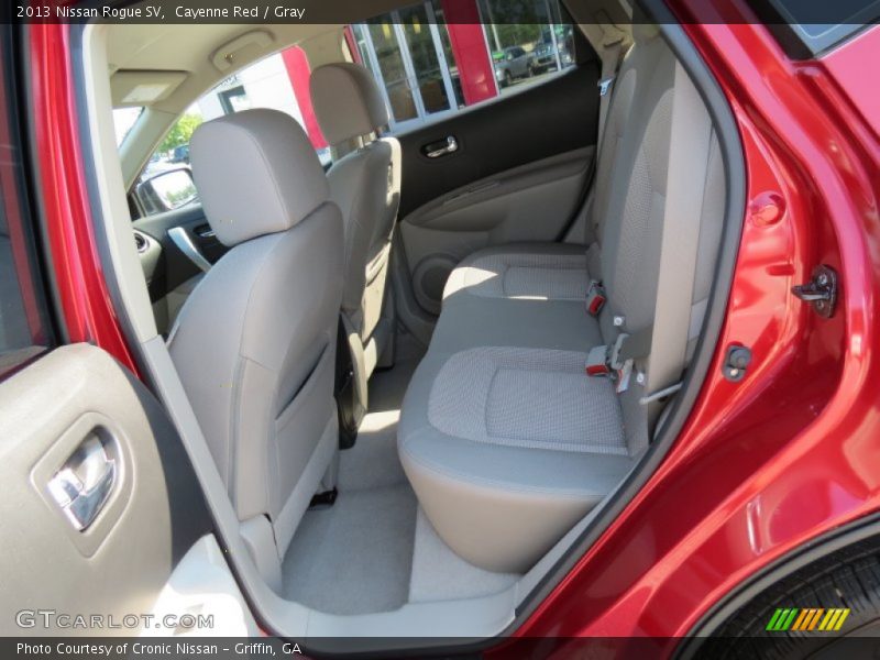 Cayenne Red / Gray 2013 Nissan Rogue SV