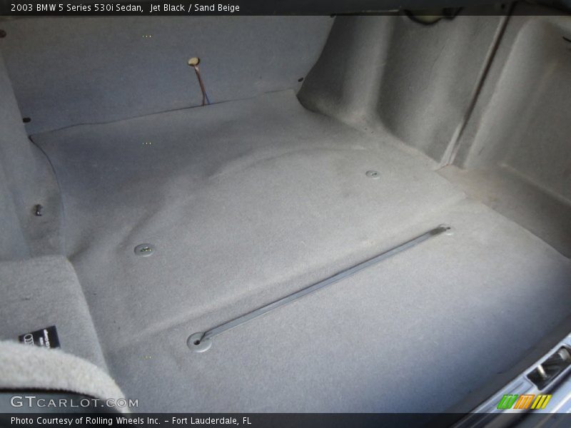 Jet Black / Sand Beige 2003 BMW 5 Series 530i Sedan