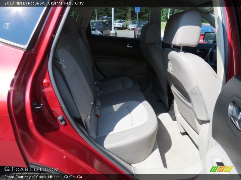 Cayenne Red / Gray 2013 Nissan Rogue SV