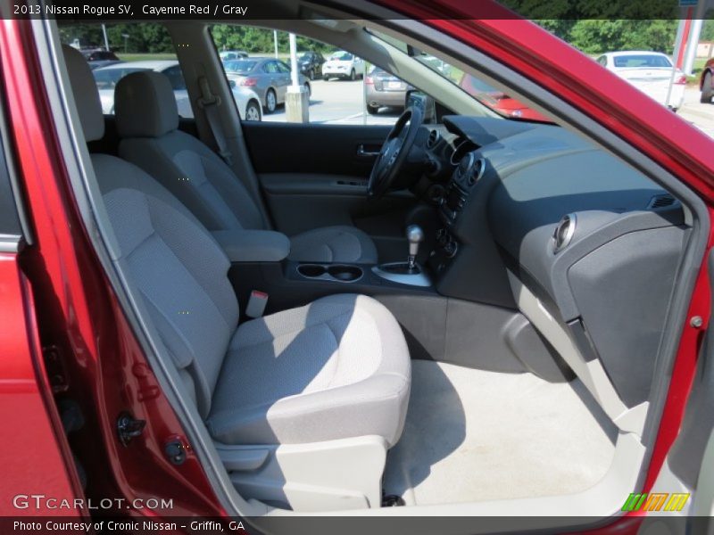 Cayenne Red / Gray 2013 Nissan Rogue SV