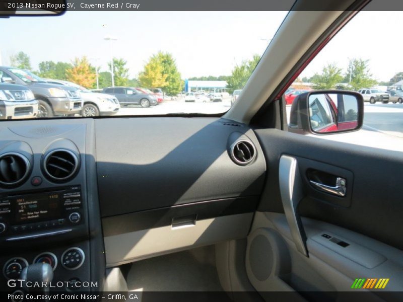 Cayenne Red / Gray 2013 Nissan Rogue SV