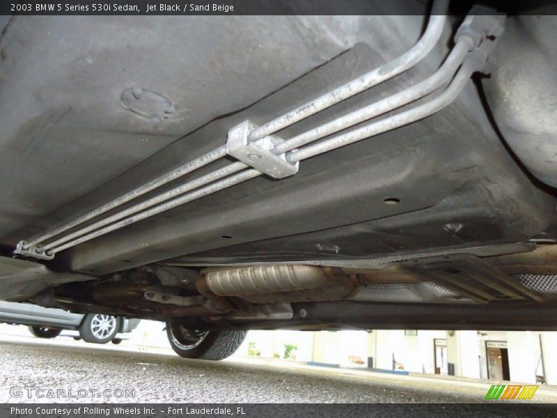 Jet Black / Sand Beige 2003 BMW 5 Series 530i Sedan