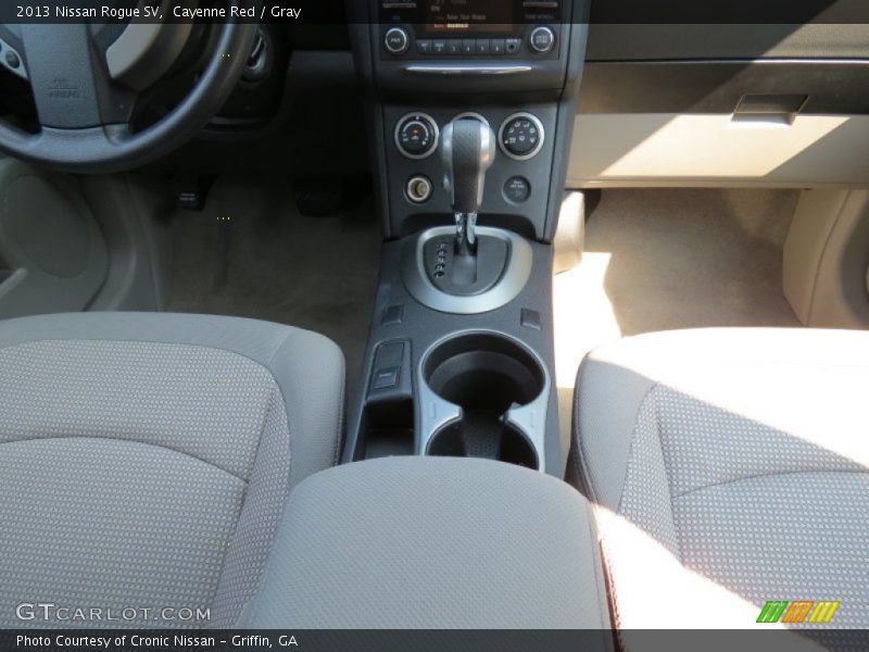 Cayenne Red / Gray 2013 Nissan Rogue SV