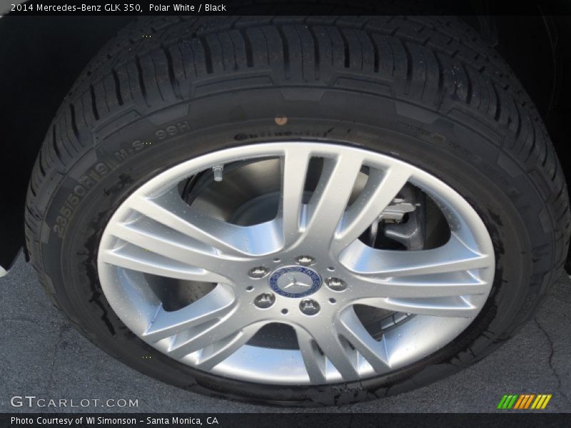 Polar White / Black 2014 Mercedes-Benz GLK 350