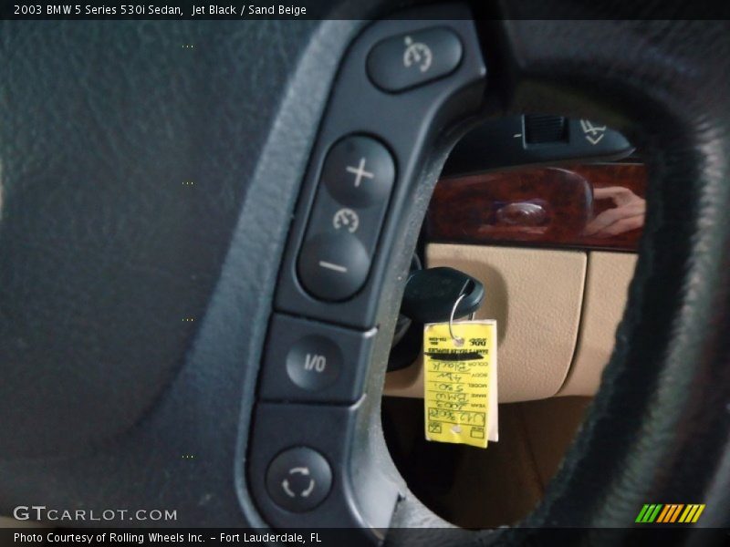 Jet Black / Sand Beige 2003 BMW 5 Series 530i Sedan