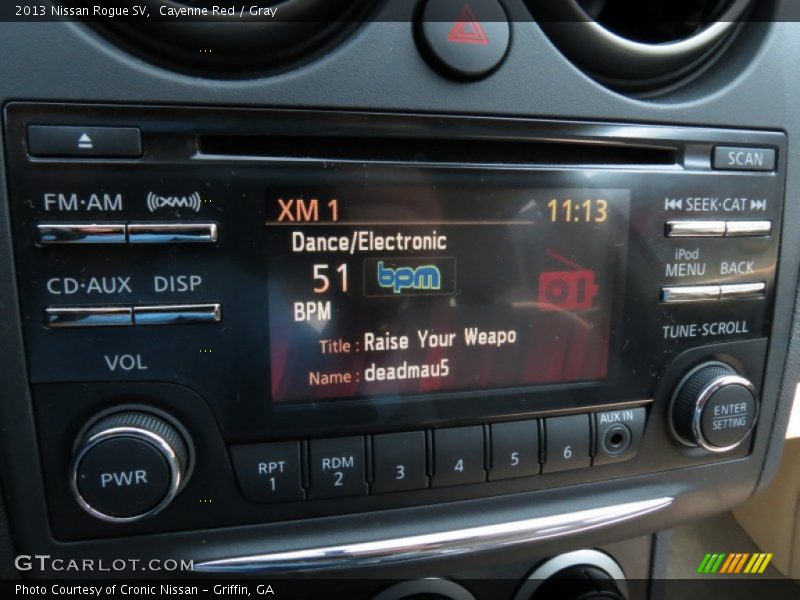 Cayenne Red / Gray 2013 Nissan Rogue SV