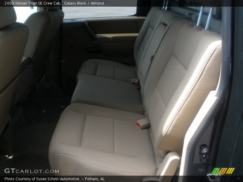 Galaxy Black / Almond 2009 Nissan Titan SE Crew Cab