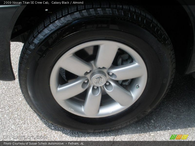 Galaxy Black / Almond 2009 Nissan Titan SE Crew Cab