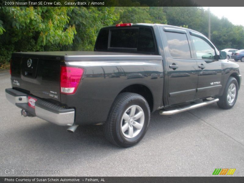 Galaxy Black / Almond 2009 Nissan Titan SE Crew Cab