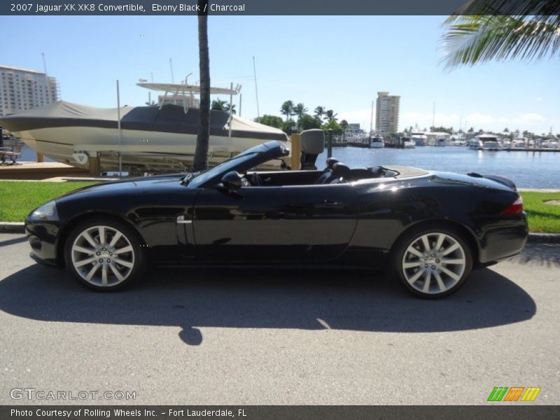 Ebony Black / Charcoal 2007 Jaguar XK XK8 Convertible