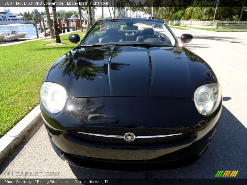 Ebony Black / Charcoal 2007 Jaguar XK XK8 Convertible