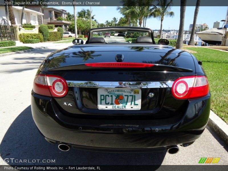 Ebony Black / Charcoal 2007 Jaguar XK XK8 Convertible