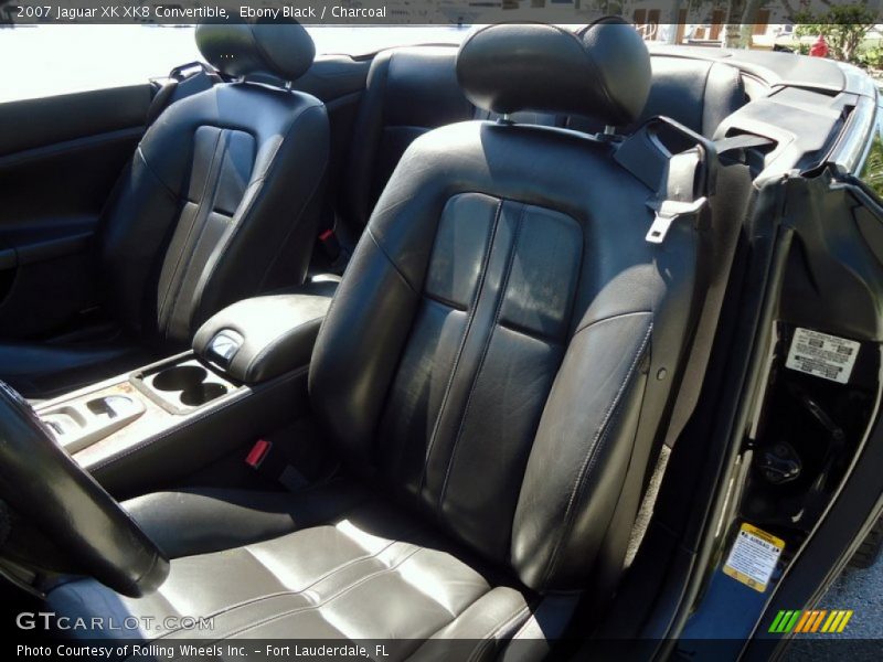 Ebony Black / Charcoal 2007 Jaguar XK XK8 Convertible