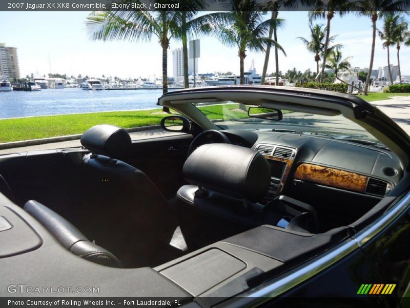 Ebony Black / Charcoal 2007 Jaguar XK XK8 Convertible