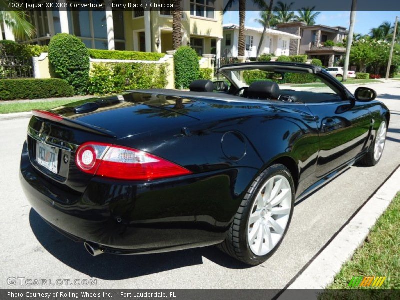 Ebony Black / Charcoal 2007 Jaguar XK XK8 Convertible