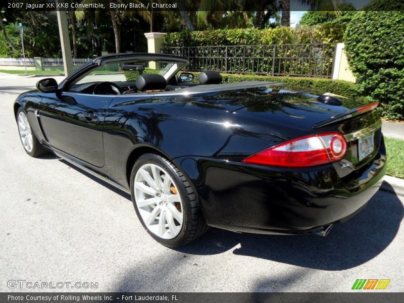 Ebony Black / Charcoal 2007 Jaguar XK XK8 Convertible
