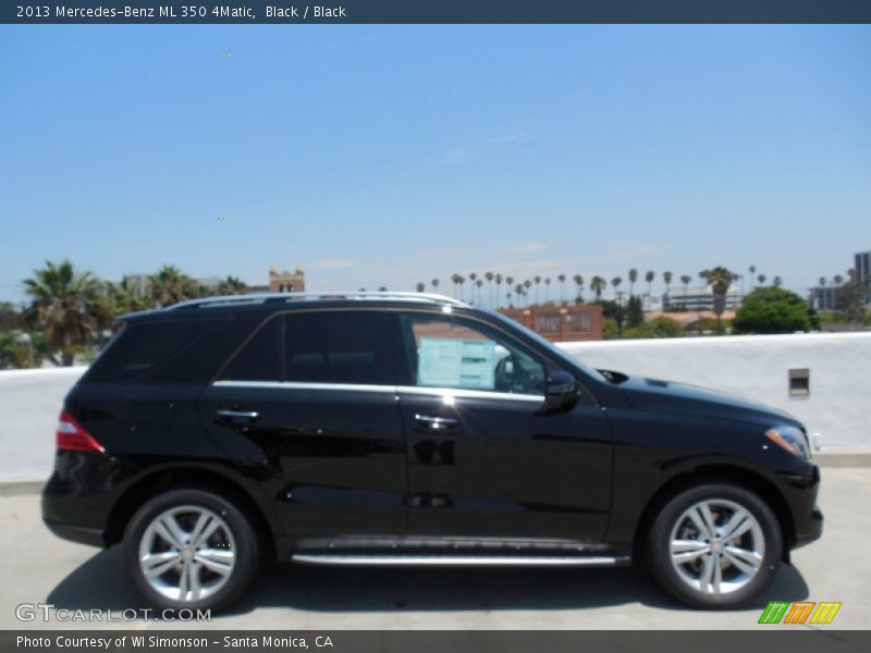 Black / Black 2013 Mercedes-Benz ML 350 4Matic